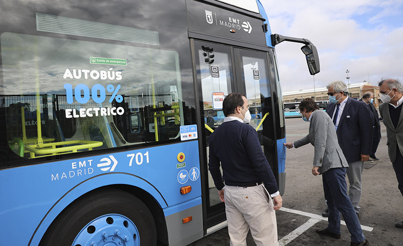 15 nuevos autobuses eléctricos para la flota de la EMT de Madrid