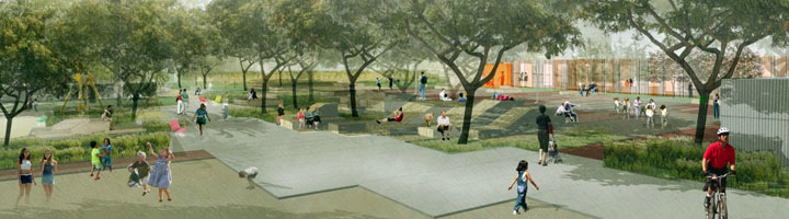 El solar de Germanetes será un gran pulmón verde con equipamientos en Barcelona