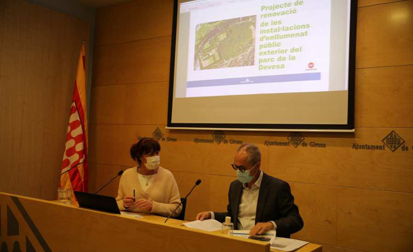 2 millones de euros para renovar y reforzar el alumbrado en Girona