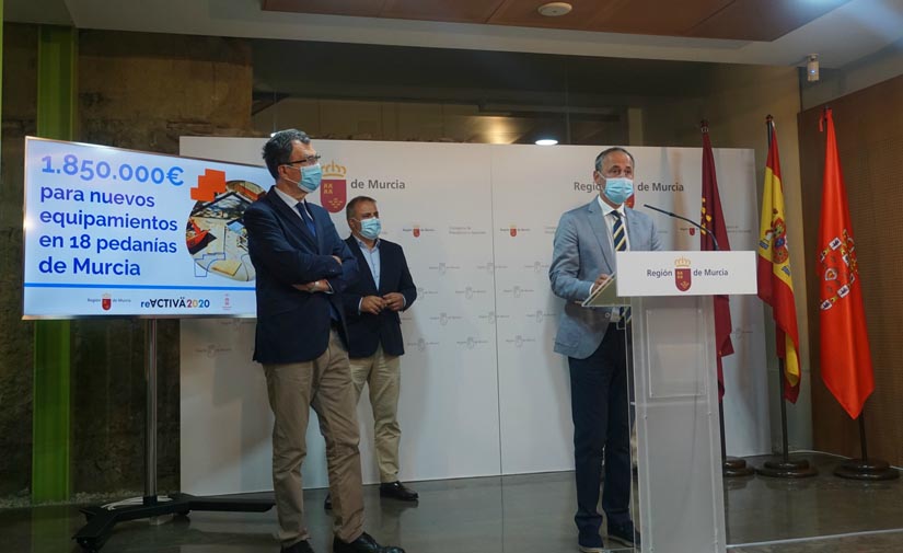 20 millones permitirán renovar lo equipamientos de todos los municipios de Murcia