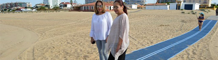 La Playa de Punta Umbría cuenta con dos nuevas zonas completamente accesibles para personas con movilidad reducida