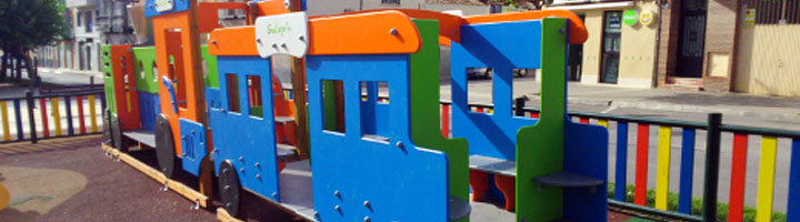 Nuevos juegos infantiles en varios parques de Yecla