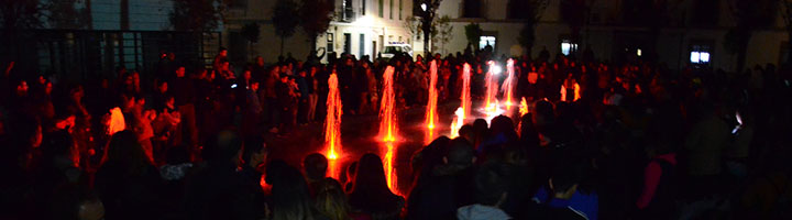 Nueva fuente transitable en la Plaza De La Constitución de Meco