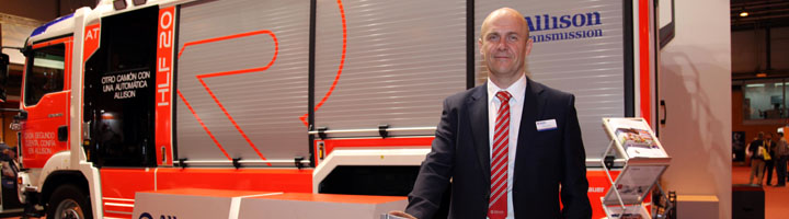 Nuevo vehículo de bomberos MAN TGM equipado con transmisión automática Allison en SICUR 2016
