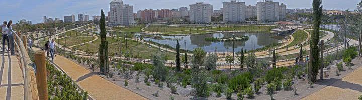Alicante pone a disposición de los vecinos el parque inundable La Marjal, situado en la Playa de San Juan