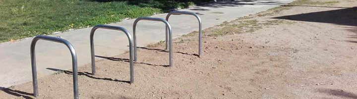 Nuevos aparcabicicletas en los parques del Area Metropolitana de Barcelona