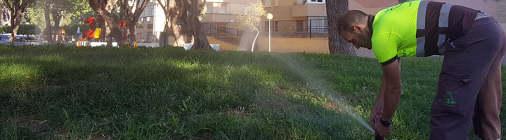Un moderno sistema de vigilancia de riego controla más de 300 hectáreas de zonas verdes de Murcia