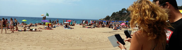 Lloret de Mar ofrece este verano Wi-Fi gratuito en la playa