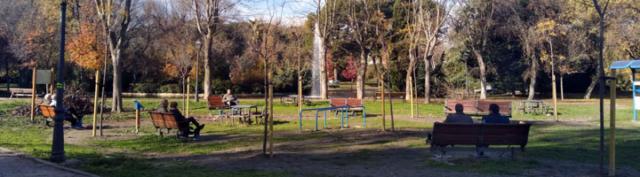 Madrid mejora el acceso del parque de la Dehesa Boyal y lo equipa con nuevo mobiliario infantil
