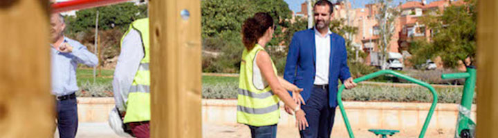 Almería estrena nuevas zonas de juegos infantiles, dos parques biosaludables y la renovación integral de 9.000 m2 de zona verde