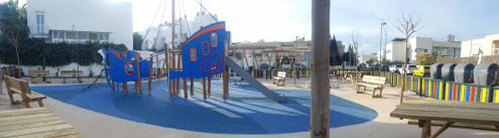 Ibiza inaugura el nuevo parque infantil del barrio de Illa Plana