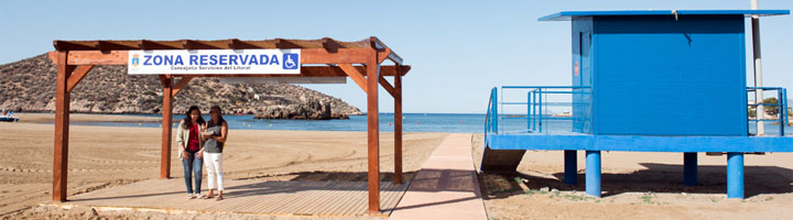 Mejora de accesos y nuevas instalaciones de las playas de Mazarrón