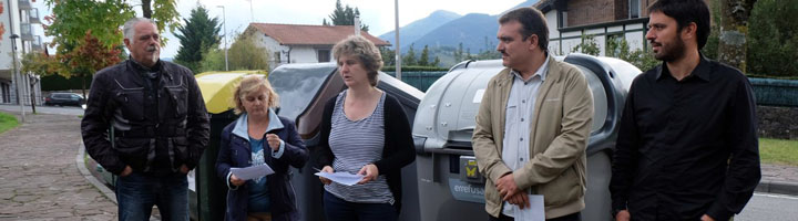 Andoain toma la decisión de cerrar el contenedor gris para ahondar en las medidas de reciclaje