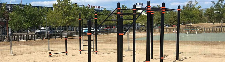 San Sebastián de los Reyes crea un nuevo espacio de entrenamiento para practicar 'Street Workout'