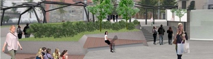 La plaza Joan Pelegrí de Barcelona tendrá una nueva imagen completamente renovada