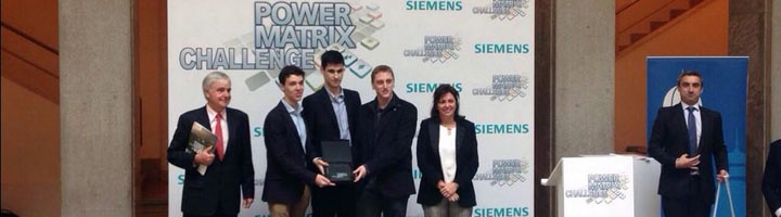 Un equipo de la Universidad de Comillas gana el Power Matrix Challenge de Siemens