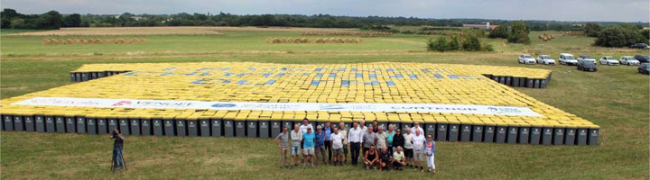 La región francesa de Vendée vista desde el cielo con 3.376 contenedores para residuos de CONTENUR