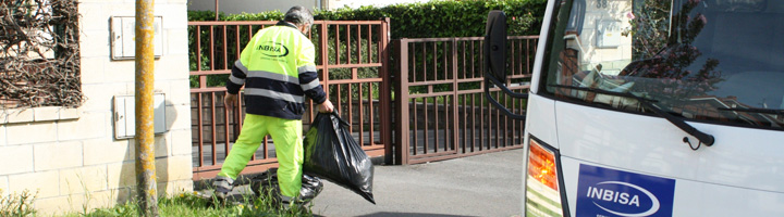 INBISA Servicios y Medio Ambiente estrena un servicio de recogida a domicilio de residuos vegetales en Sondika (Bizkaia)