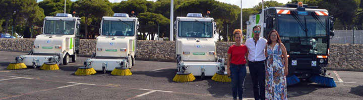 Punta Umbría cuenta con una nueva flota de maquinaria de limpieza por valor de 925.500 euros