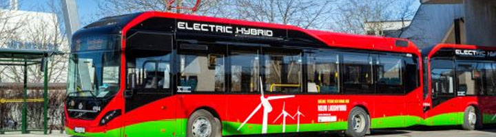 Estocolmo cuenta con el primer sistema de carga ultra rápida para autobuses híbridos