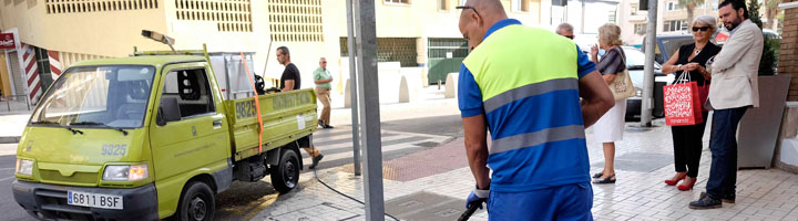 Entra en funcionamiento un nuevo servicio de limpieza en Málaga