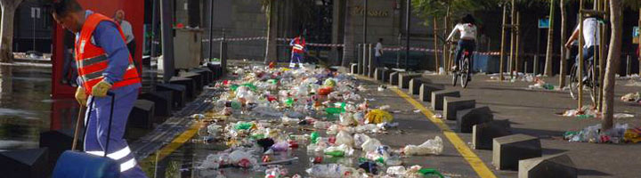 Santa Cruz de Tenerife invertirá 21 millones anuales en limpieza durante los próximos años
