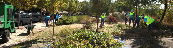 Plan de Revitalización Intensiva en parques y jardines de Alcobendas