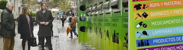 Los puntos limpios móviles de Santander recogen más de 15.900 kilos de residuos en el 1º Trimestre