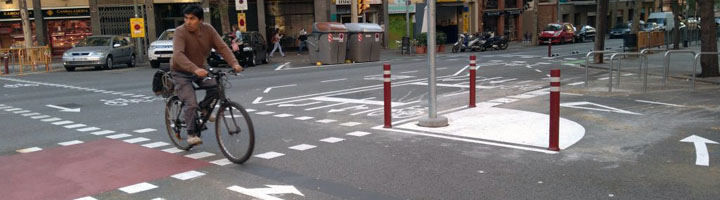 La red de carriles bici de Barcelona se amplía con cinco nuevos carriles