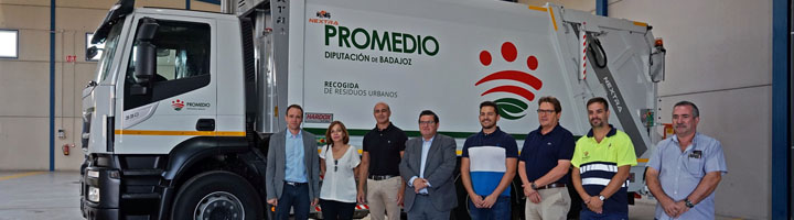 Promedio estrena en Zafra nuevo centro de operaciones y camión recolector para la recogida de residuos