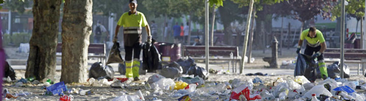 El cuidado y la limpieza de los espacios públicos preocupan a los españoles