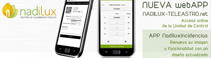 El mantenimiento y la telegestión del alumbrado público mediante herramientas app