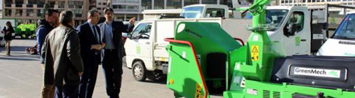 El mantenimiento de parques y jardines de Benidorm será más sostenible al incorporar vehículos eléctricos