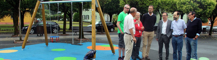 El Barrio de San Gil de Torrelavega estrena parque infantil