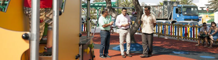 Teguise estrena nuevos parques infantiles en Costa Teguise, La Villa y Tahiche