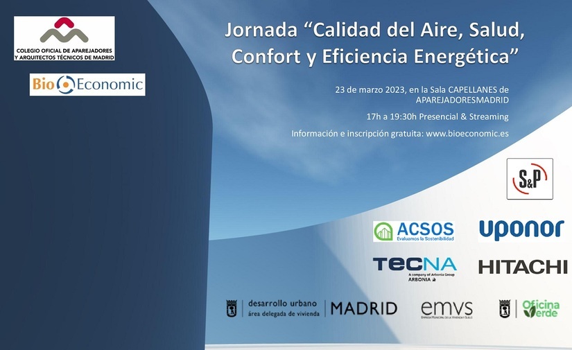 Este 23 de marzo BioEconomic celebrará una Jornada sobre salud y eficiencia energética