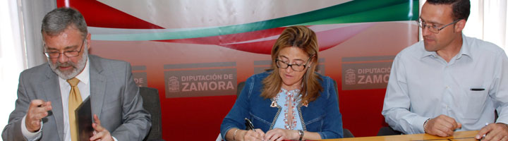 La Diputación de Zamora firma un convenio para la recogida de pilas y acumuladores portátiles