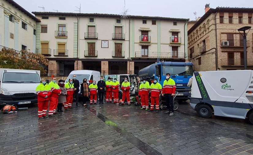 ACCIONA comienza a gestionar la limpieza viaria de Ejea de los Caballeros