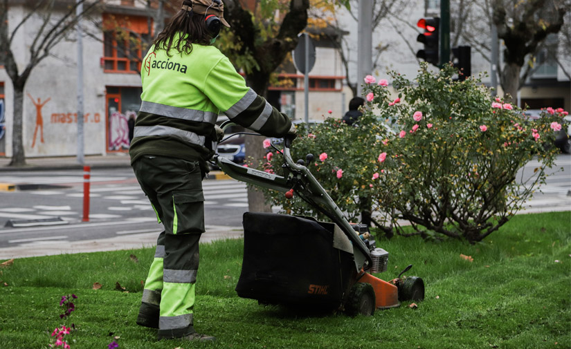 ACCIONA gestionará el mantenimiento de zonas verdes y limpieza viaria de Binéfar