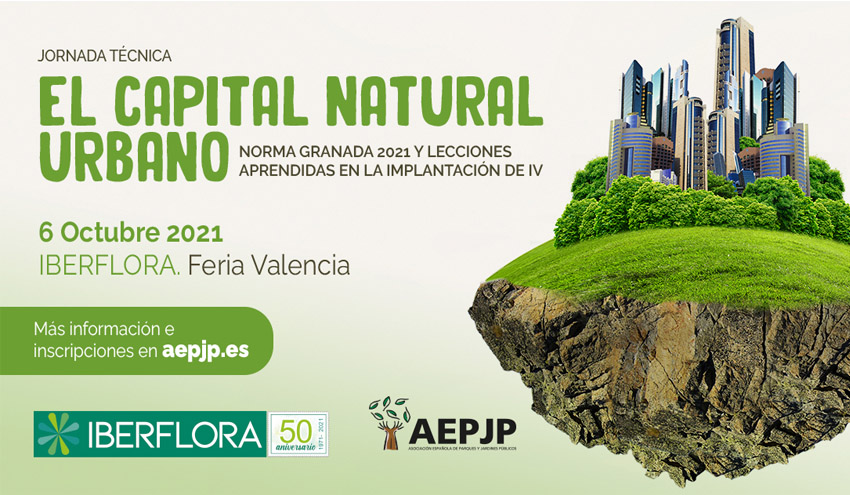 AEPJP organiza una jornada sobre el capital natural urbano en el marco de Iberflora