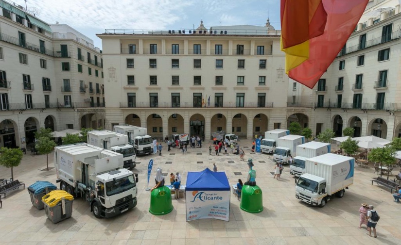 Alicante duplica la recogida de envases y casi cuadruplica la de cartón en una década, según datos de Ecoembes