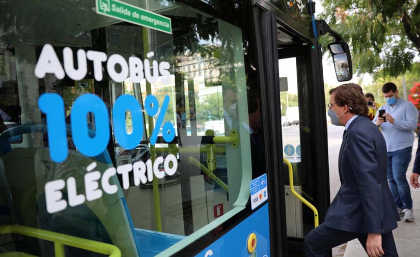 Arranca la nueva línea de autobuses eléctricos que circunvala el distrito de Centro de Madrid