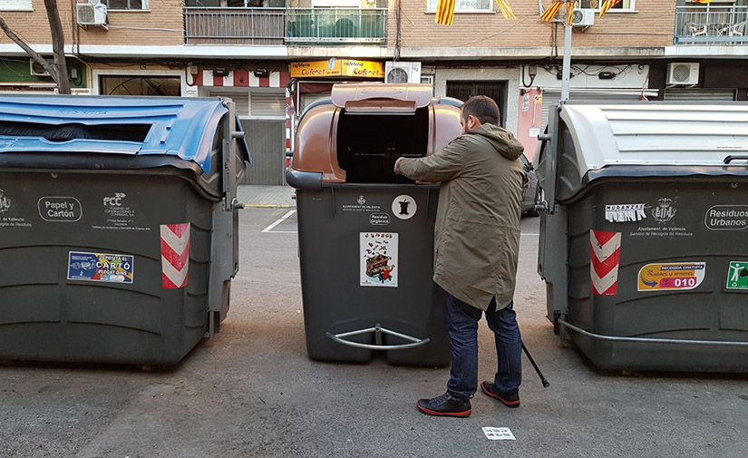 Arranca la última fase de implantación del contenedor marrón en la ciudad de Valencia