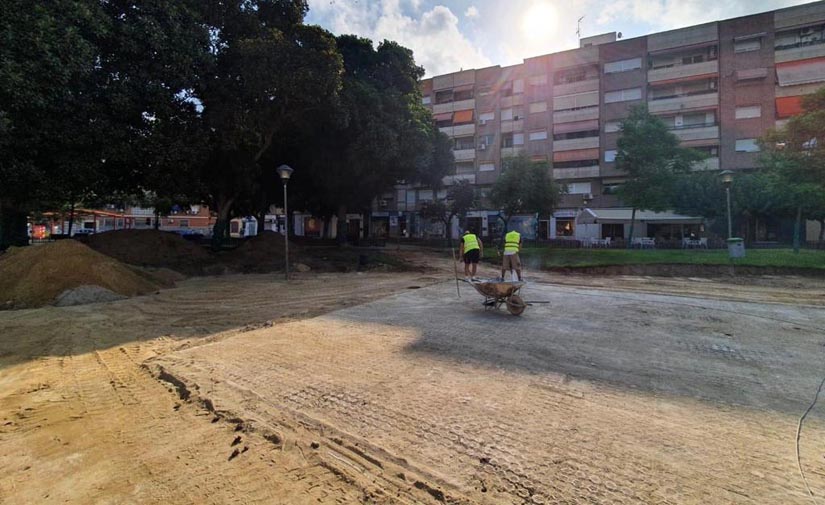 Arrancan en Murcia las obras del jardín Pintor Pedro Flores