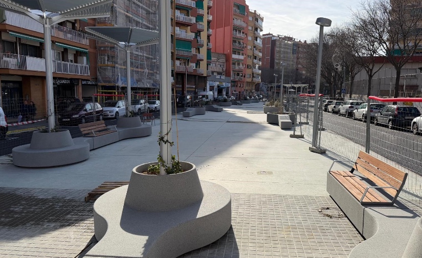 Badalona culmina la primera fase de la transformación de la avenida de Sant Salvador