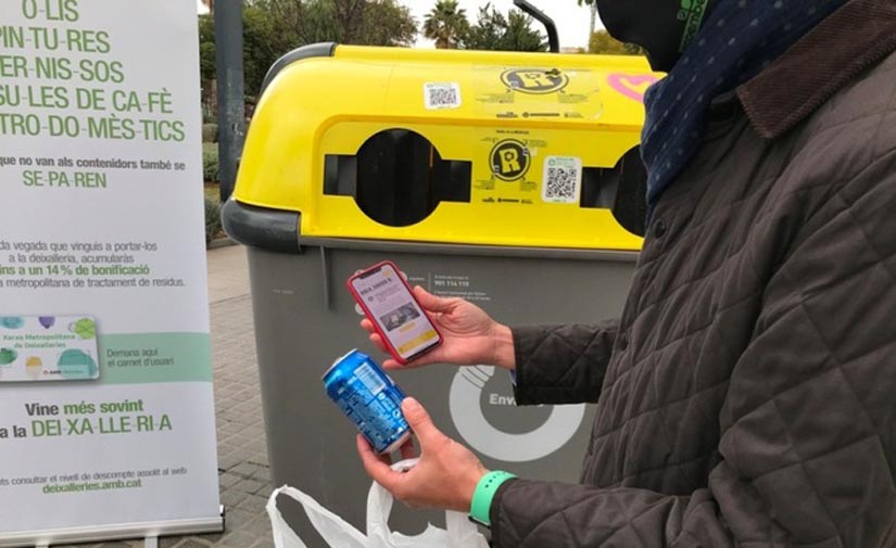 Badalona se suma a RECICLOS, el sistema de reciclaje con recompensa de Ecoembes