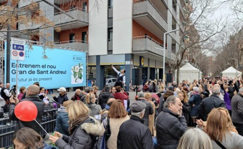 Barcelona completa una nueva Supermanzana en Sant Andreu