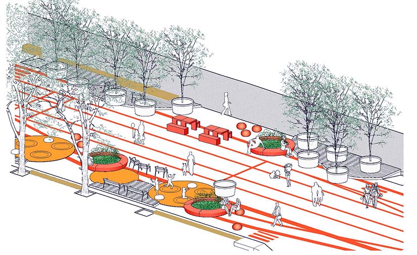 Barcelona hará mejoras en la urbanización de la ronda de Sant Antoni