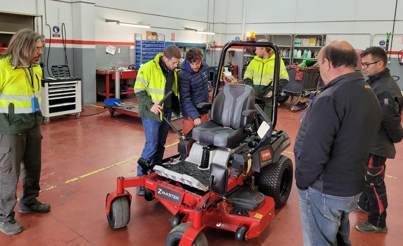 Barcelona utilizará las segadoras Z Master de Toro para el mantenimiento de parques y jardines