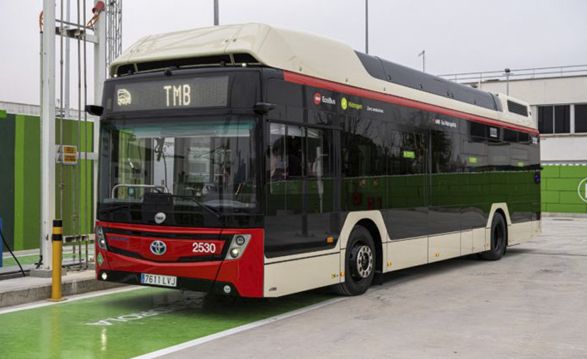 Barcelona ya cuenta con su primer autobús público de hidrógeno